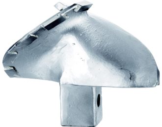 Auger drilling parts – Fishtail Bit 8″ OD 1 3/4″ SQ Carbide